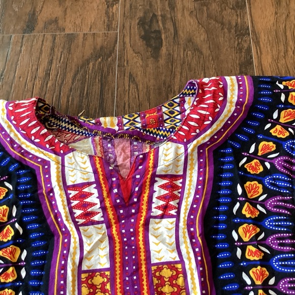 It Girl Women's African Dashiki Cotton Shirt - Picture 4 of 8